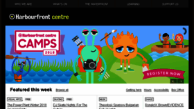 What Harbourfrontcentre.com website looked like in 2018 (6 years ago)