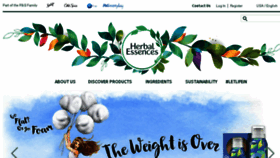 What Herbalessences.com website looked like in 2018 (6 years ago)