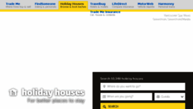 What Holidayhouses.co.nz website looked like in 2018 (6 years ago)