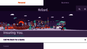 What Hollard.co.za website looked like in 2018 (6 years ago)