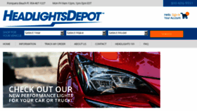 What Headlightsdepot.com website looked like in 2018 (6 years ago)