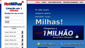 What Hotmilhas.com.br website looked like in 2018 (6 years ago)