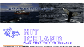 What Hiticeland.com website looked like in 2018 (6 years ago)