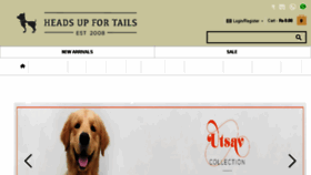 What Headsupfortails.com website looked like in 2018 (6 years ago)