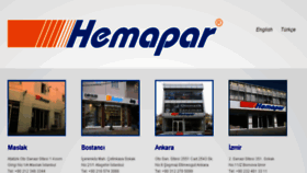 What Hemapar.com website looked like in 2018 (6 years ago)
