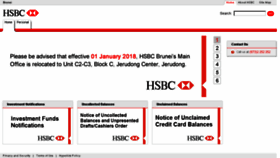 What Hsbc.com.bn website looked like in 2018 (6 years ago)