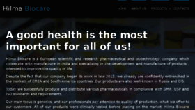 What Hilmabiocare.com website looked like in 2018 (6 years ago)