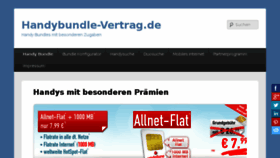 What Handybundle-vertrag.de website looked like in 2018 (6 years ago)
