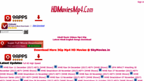 What Hdmoviesmp4.com website looked like in 2018 (6 years ago)