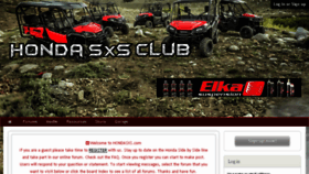 What Hondasxs.com website looked like in 2018 (6 years ago)
