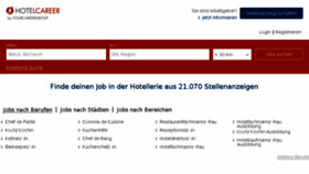 What Hotelcareer.de website looked like in 2018 (6 years ago)