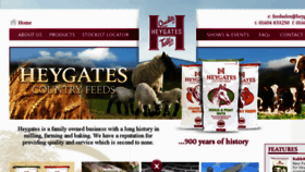 What Heygatesfeeds.co.uk website looked like in 2018 (6 years ago)