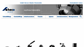 What Heco.de website looked like in 2018 (6 years ago)