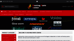 What Heatingpartscenter.co.uk website looked like in 2018 (6 years ago)