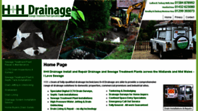 What Hh-drainage.co.uk website looked like in 2018 (6 years ago)