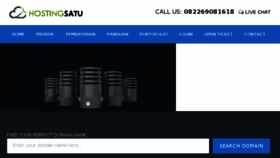What Hostingsatu.co.id website looked like in 2018 (6 years ago)