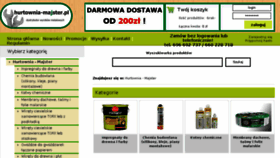 What Hurtownia-majster.pl website looked like in 2018 (6 years ago)