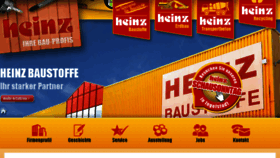 What Heinz-baustoffe.de website looked like in 2018 (6 years ago)