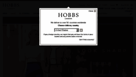 What Hobbs.co.uk website looked like in 2018 (6 years ago)