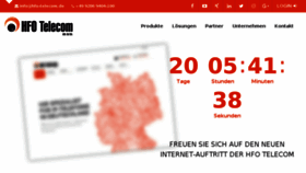 What Hfo-telecom.de website looked like in 2018 (6 years ago)