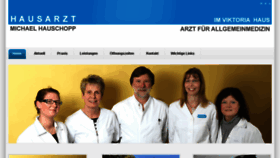 What Hausarzt-hauschopp.de website looked like in 2018 (6 years ago)
