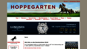 What Hoppegarten.com website looked like in 2018 (6 years ago)