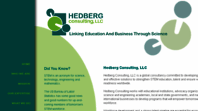 What Hedbergconsultingllc.com website looked like in 2018 (6 years ago)