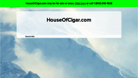 What Houseofcigar.com website looked like in 2018 (6 years ago)