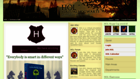 What Hol.org.uk website looked like in 2018 (6 years ago)
