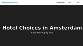 What Hotelsamsterdam24.com website looked like in 2018 (6 years ago)