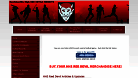 What Hhsreddevils.com website looked like in 2018 (6 years ago)