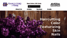 What Haircp.com website looked like in 2018 (6 years ago)