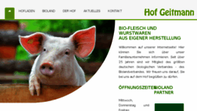 What Hof-geitmann.de website looked like in 2018 (6 years ago)