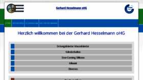 What Hesselmann.de website looked like in 2018 (6 years ago)