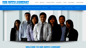 What Himhippo.com website looked like in 2018 (6 years ago)