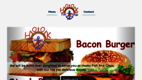 What Hooksfishnchips.com website looked like in 2018 (6 years ago)