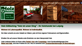 What Holz-goettsching.de website looked like in 2018 (6 years ago)