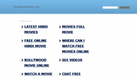 What Hindimovieonline.com website looked like in 2018 (6 years ago)