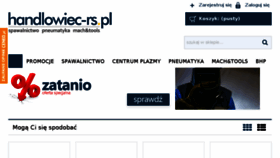 What Handlowiec-rs.pl website looked like in 2018 (6 years ago)