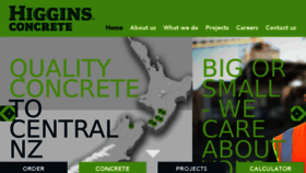What Higginsconcrete.co.nz website looked like in 2018 (6 years ago)