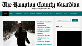 What Hamptoncountyguardian.com website looked like in 2018 (6 years ago)