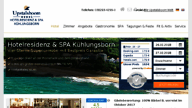 What Hotelresidenz-kuehlungsborn.de website looked like in 2018 (6 years ago)