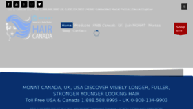 What Haircanada.net website looked like in 2018 (6 years ago)