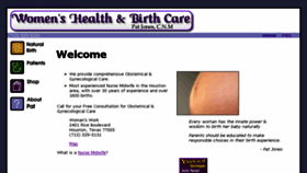 What Houstonnaturalbirth.com website looked like in 2018 (6 years ago)
