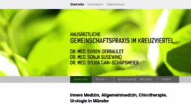What Hausarzt-kreuzviertel.de website looked like in 2018 (6 years ago)