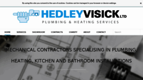 What Hedleyvisick.co.uk website looked like in 2018 (6 years ago)