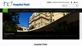 What Hospitalplato.com website looked like in 2018 (6 years ago)