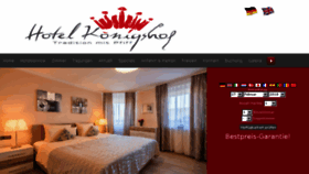 What Hotel-koenigshof.com website looked like in 2018 (6 years ago)