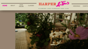 What Harperandtoms.co.uk website looked like in 2018 (6 years ago)