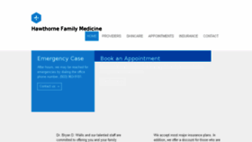 What Hawthornemedicine.com website looked like in 2018 (6 years ago)